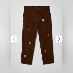 Teddy Fresh Appliqué Corduroy Pants